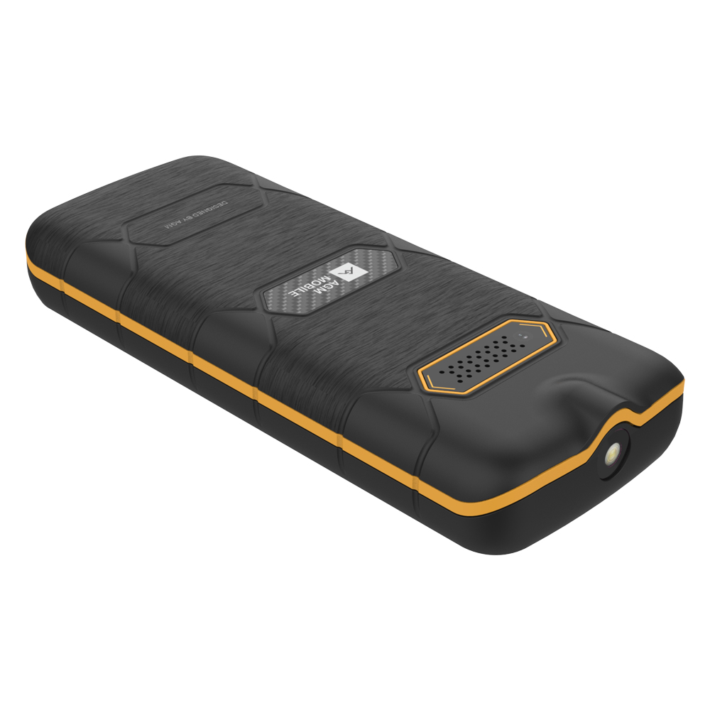AGM M9F Swiss Edition – seitliche Ansicht mit robuster Bauform und Schwimmschutz