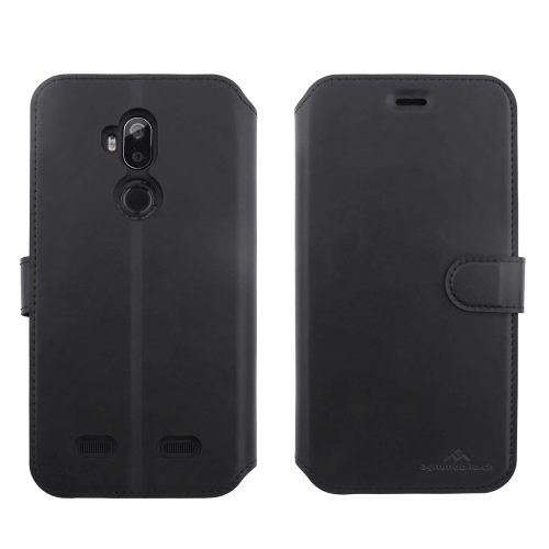 Echtleder Etui Book Case AGM X3